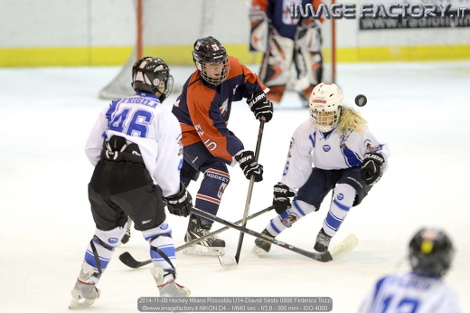 2014-11-08 Hockey Milano Rossoblu U14-Diavoli Sesto 0986 Federico Tozzi